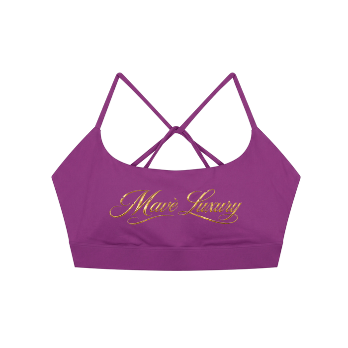 MAVÈ LUXURY Criss Cross Yoga Sports Bra ODMPOD