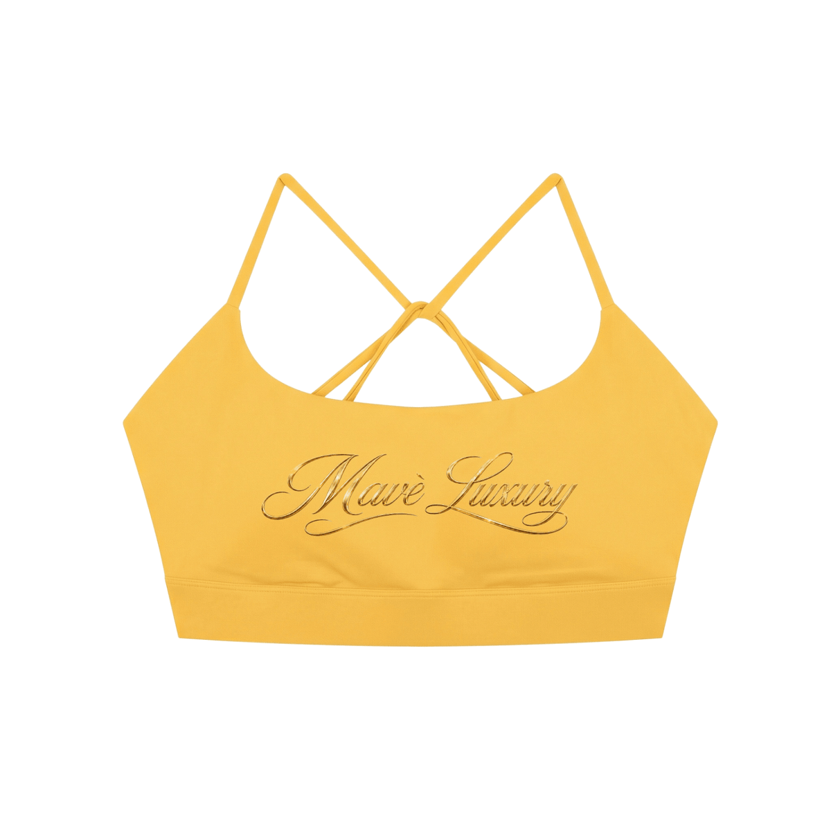 MAVÈ LUXURY Criss Cross Yoga Sports Bra ODMPOD