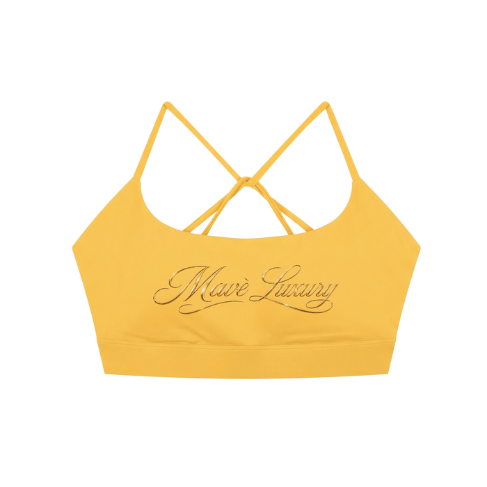 MAVÈ LUXURY Criss Cross Yoga Sports Bra ODMPOD