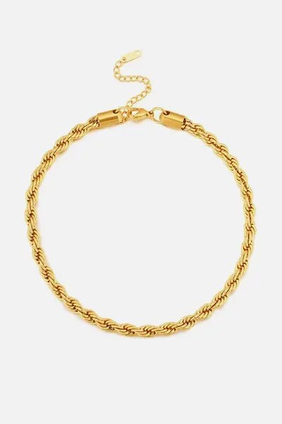 Twisted Chain Choker Necklace - Built From Pain Clothing